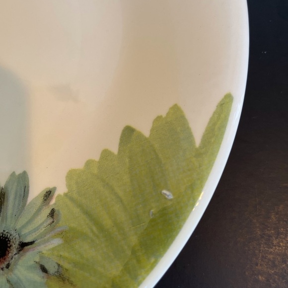 Crate and Barrel Gerber Daisy Buffet Plate   Made in Italy - Picture 12 of 14